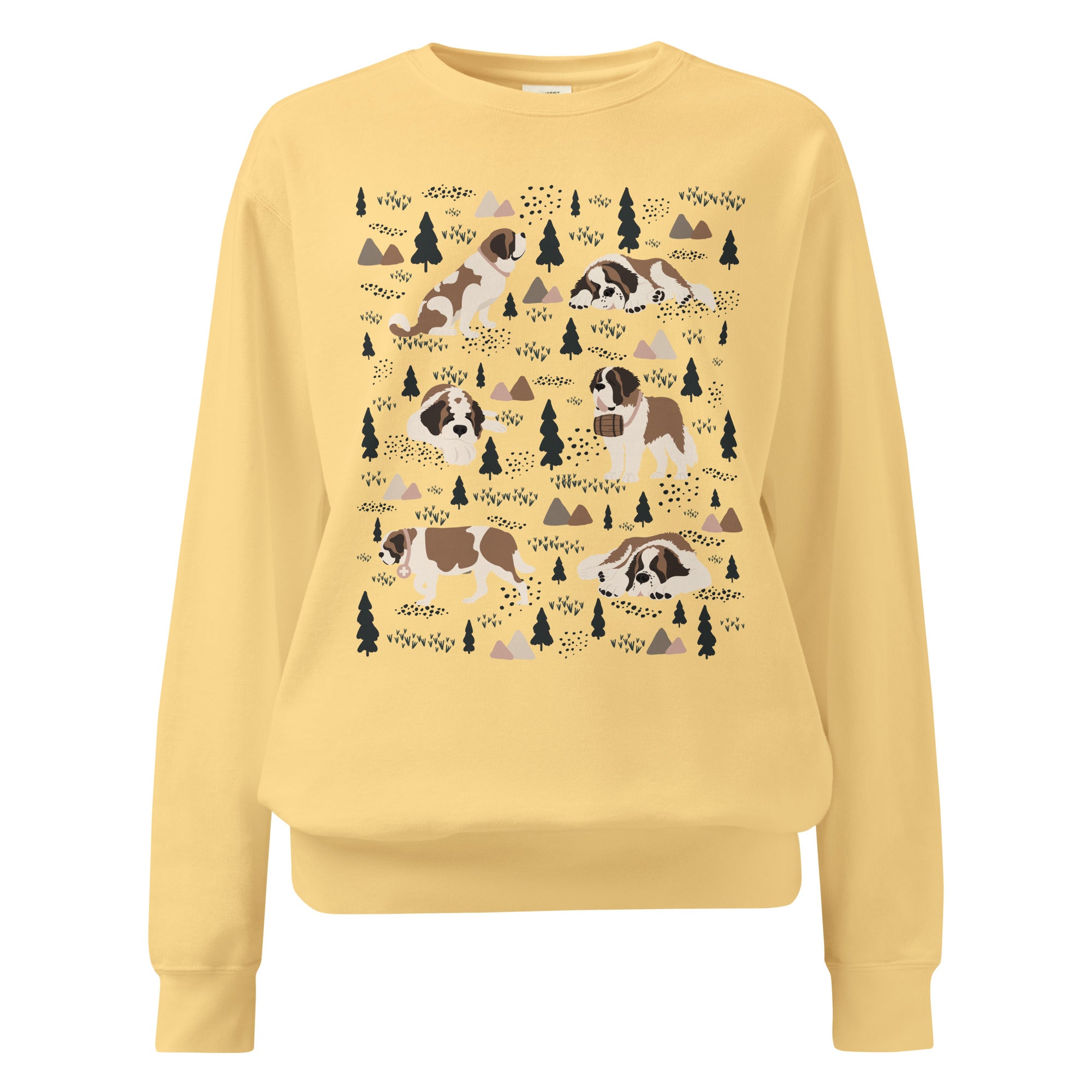 Woodland Six St Bernard Comfort Colors Sweatshirt