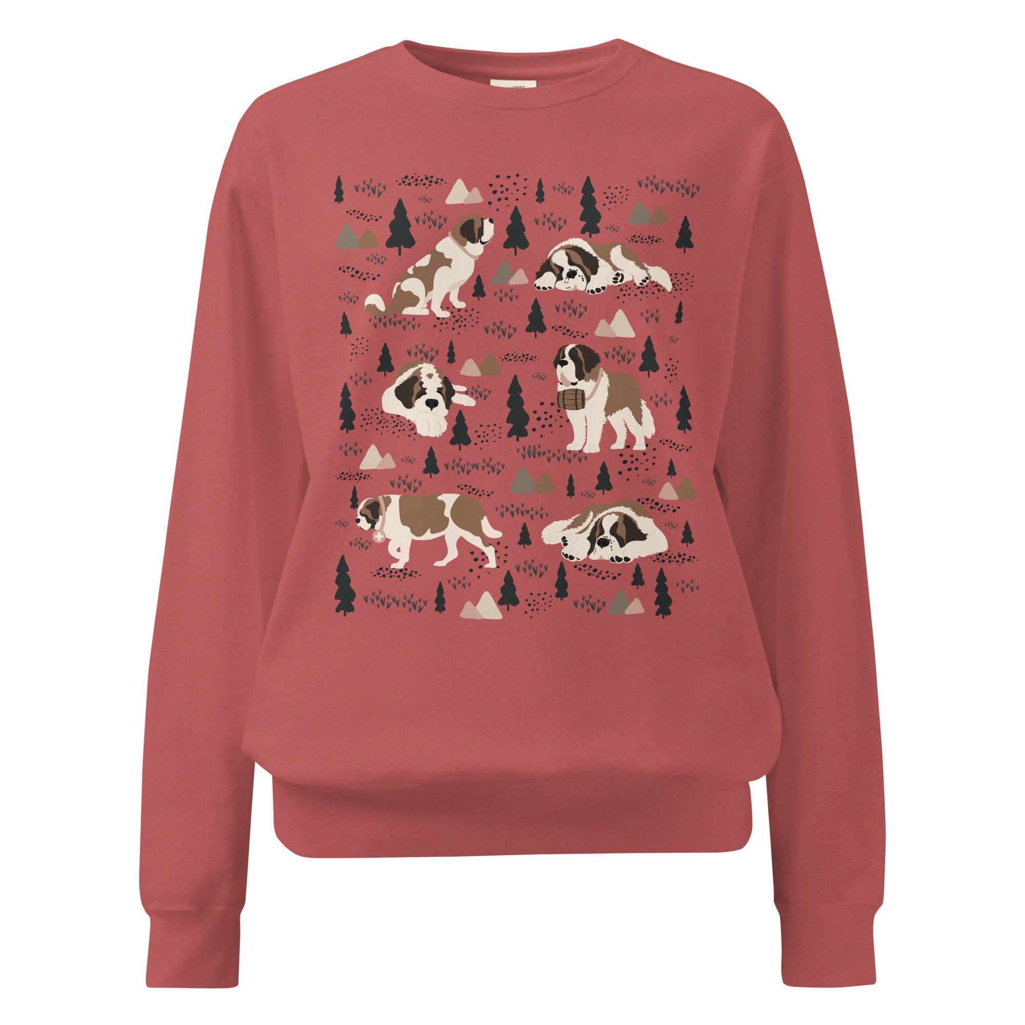 Woodland Six St Bernard Comfort Colors Sweatshirt