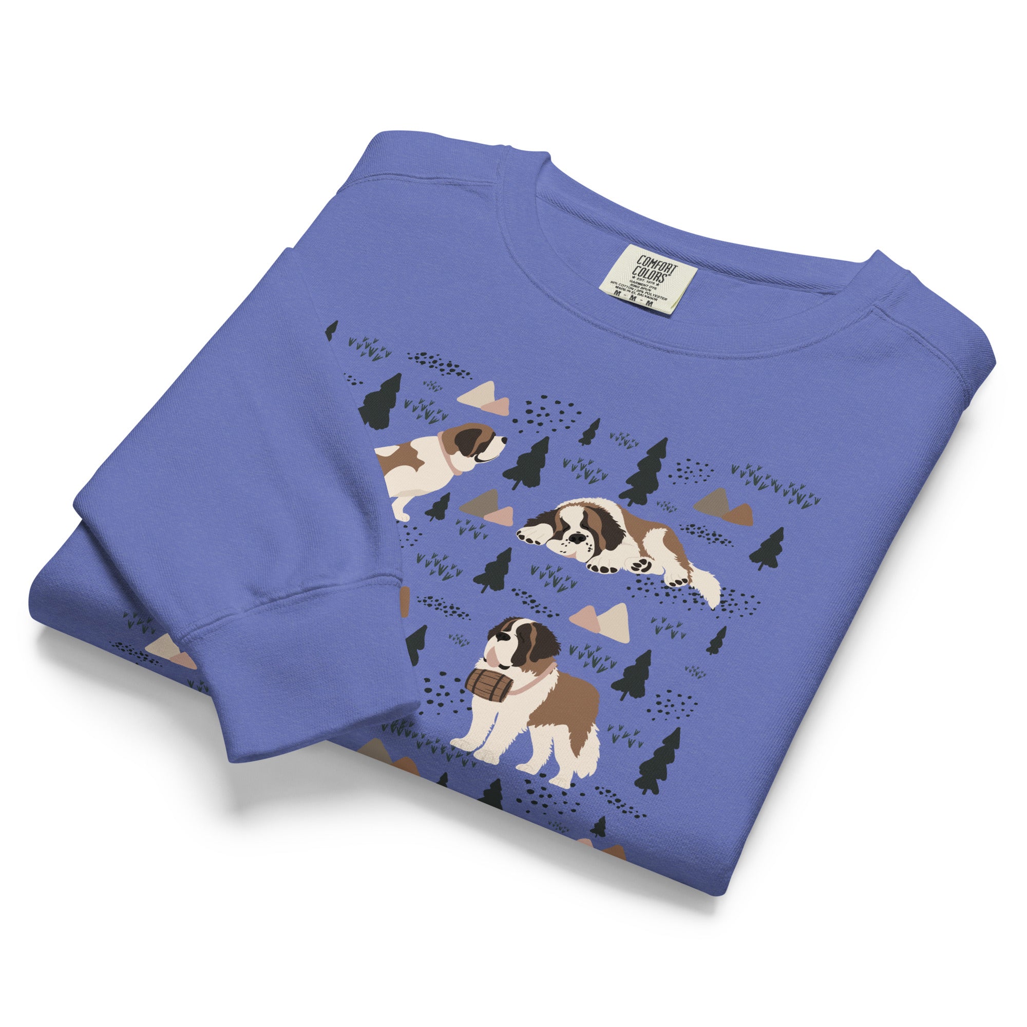 Woodland Six St Bernard Comfort Colors Sweatshirt