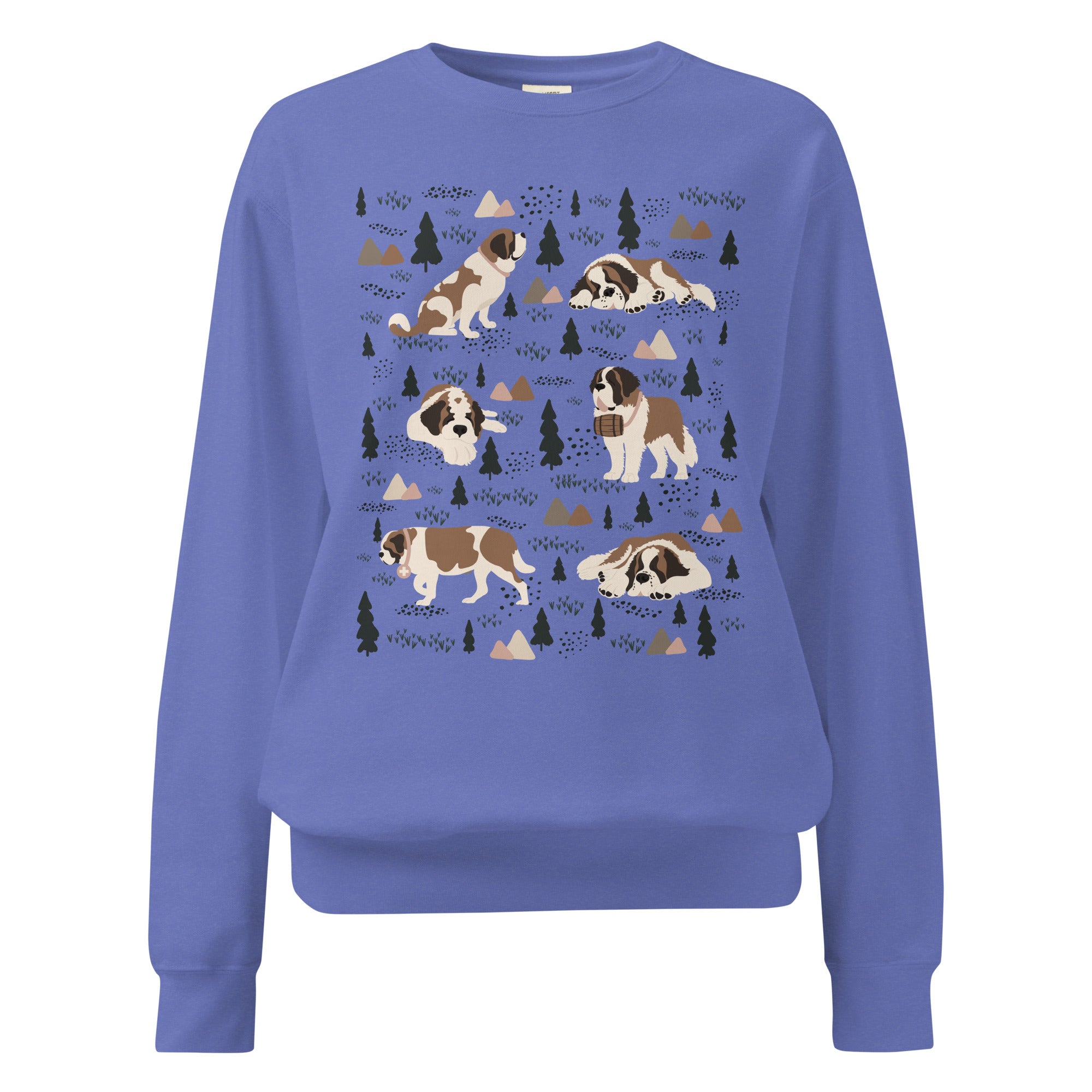 Woodland Six St Bernard Comfort Colors Sweatshirt