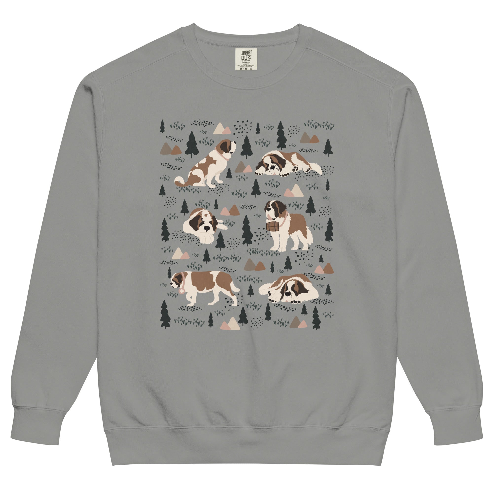 Woodland Six St Bernard Comfort Colors Sweatshirt