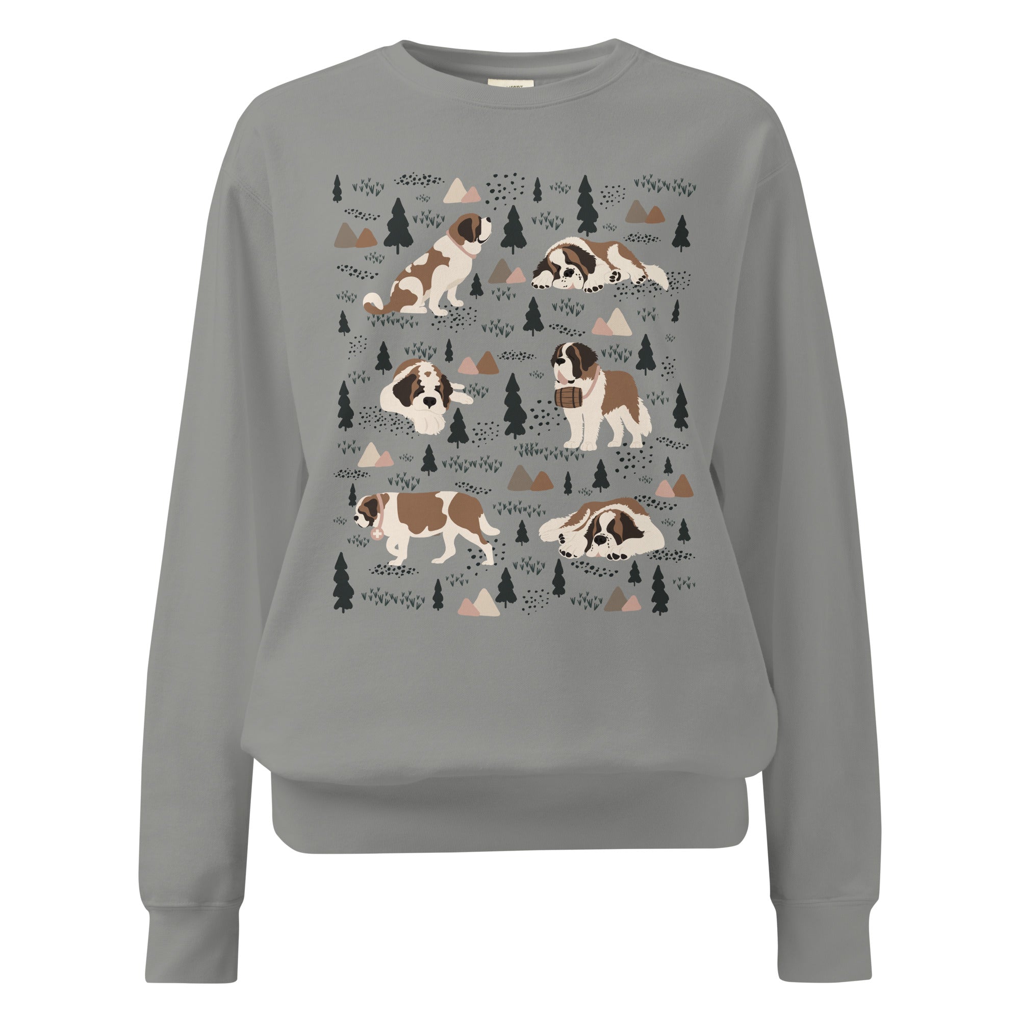 Woodland Six St Bernard Comfort Colors Sweatshirt