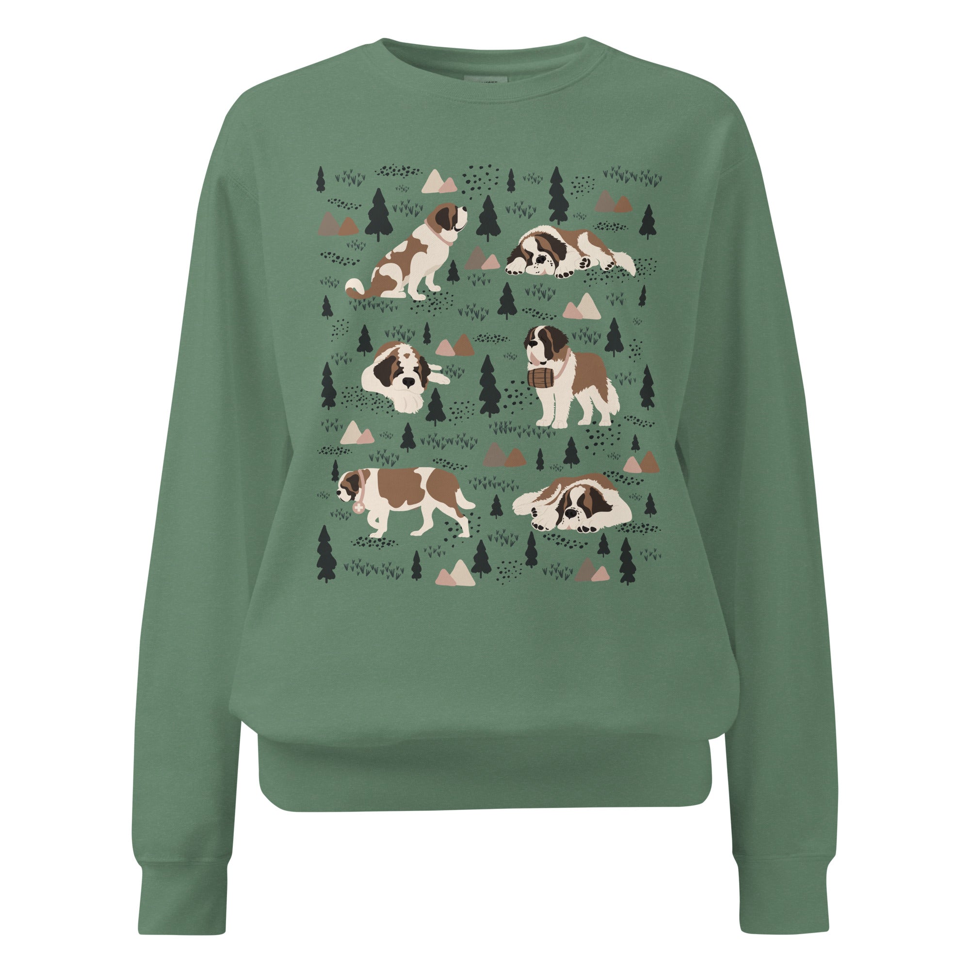 Woodland Six St Bernard Comfort Colors Sweatshirt