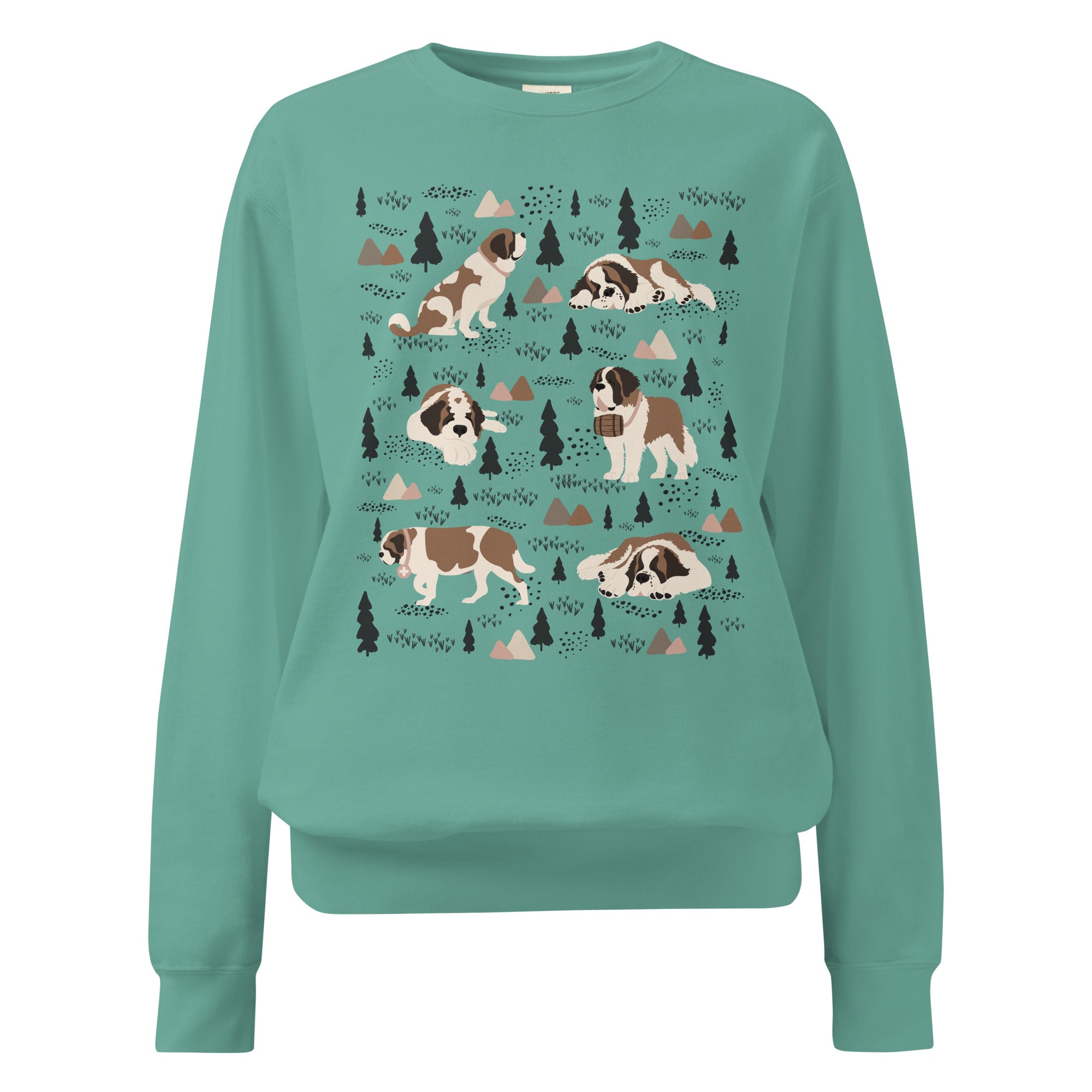 Woodland Six St Bernard Comfort Colors Sweatshirt