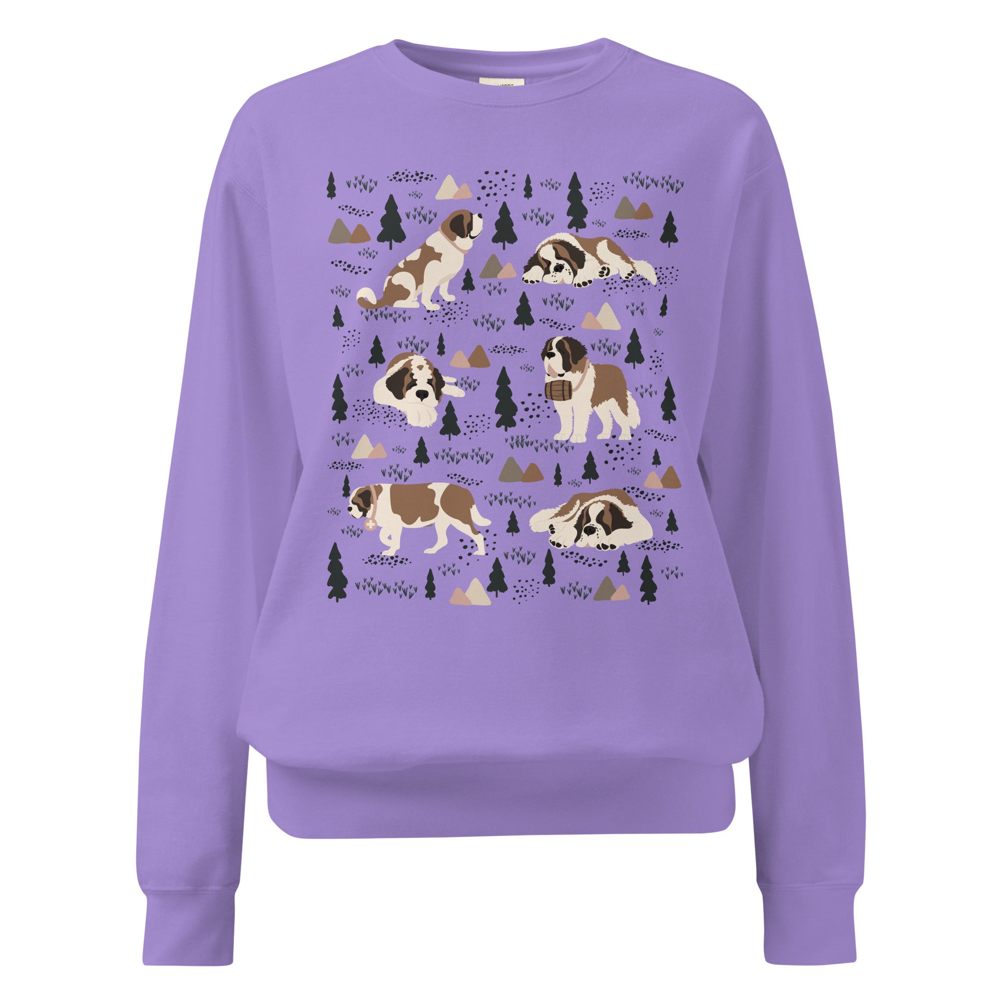 Woodland Six St Bernard Comfort Colors Sweatshirt