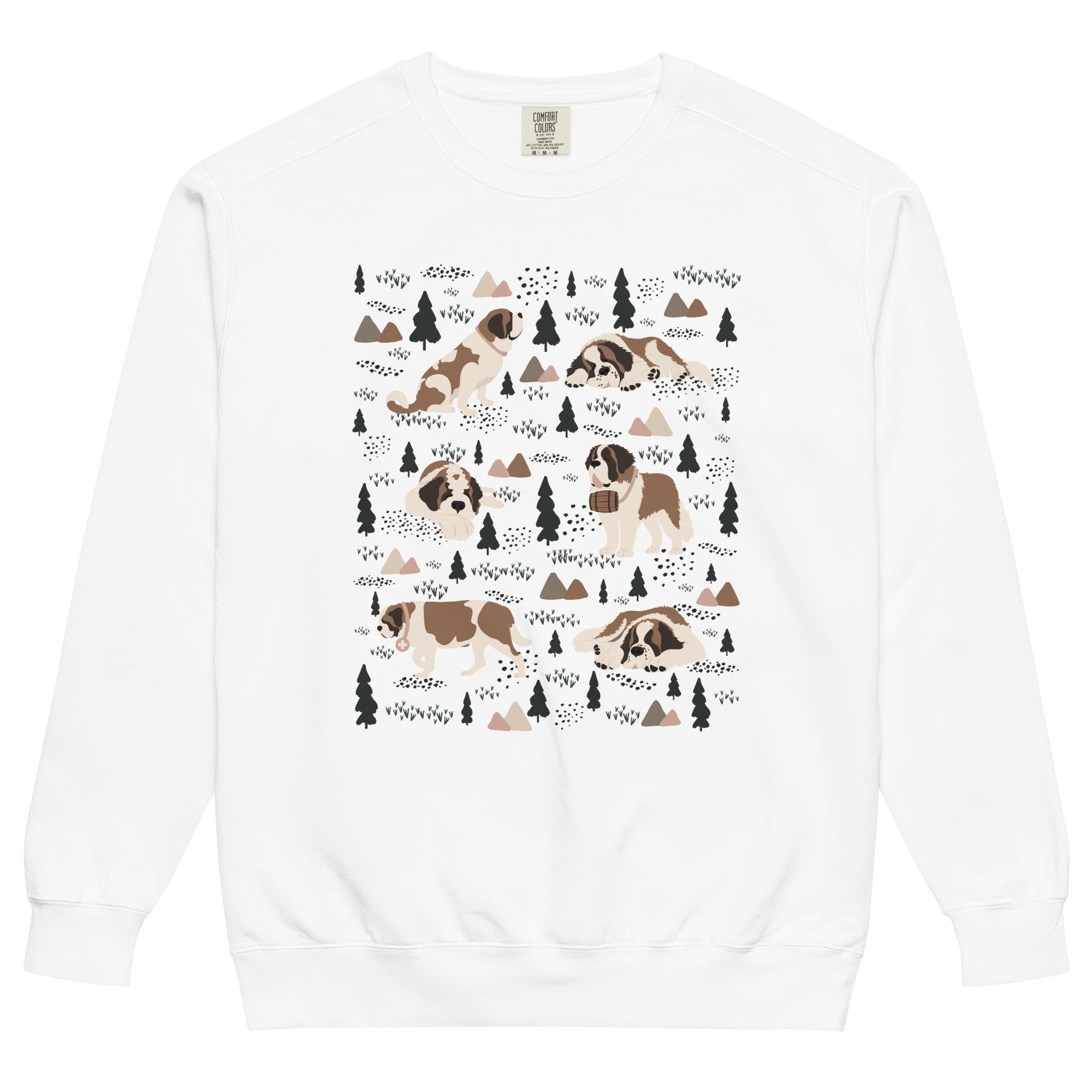 Woodland Six St Bernard Comfort Colors Sweatshirt