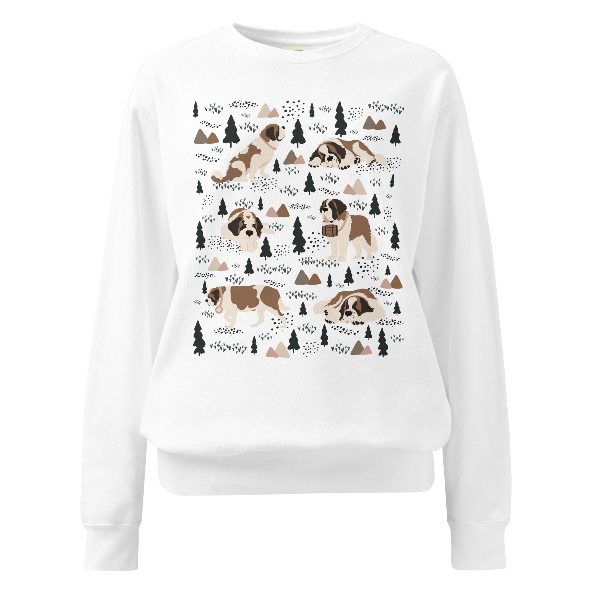 Woodland Six St Bernard Comfort Colors Sweatshirt