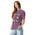 Comfort Colors Berry t-shirt featuring a woodland-themed Saint Bernard dog woodland and mountains pattern with six adorable Saint Bernards in various poses, perfect Saint Bernard gift for dog lovers.