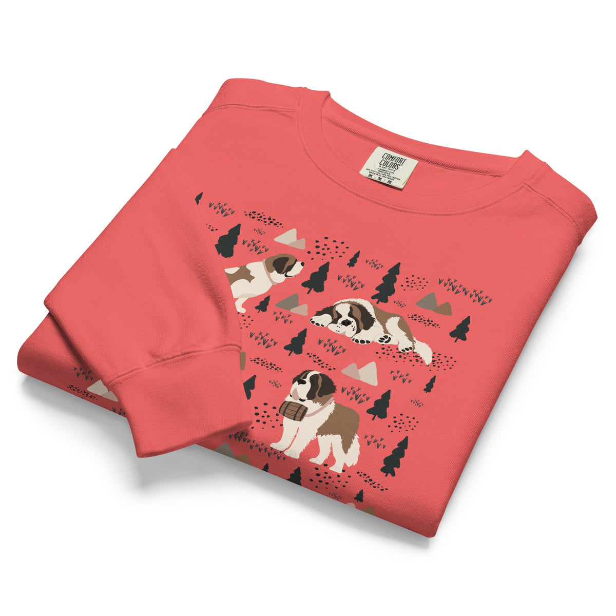 Woodland Six St Bernard Comfort Colors Sweatshirt - Lucy + Norman