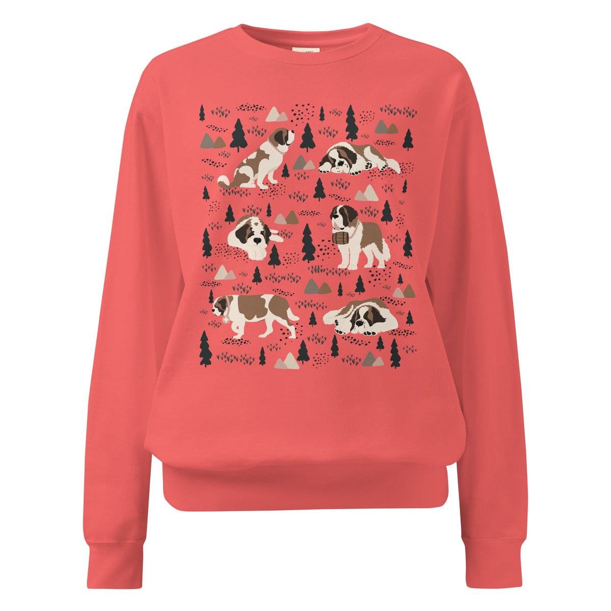 Woodland Six St Bernard Comfort Colors Sweatshirt - Lucy + Norman