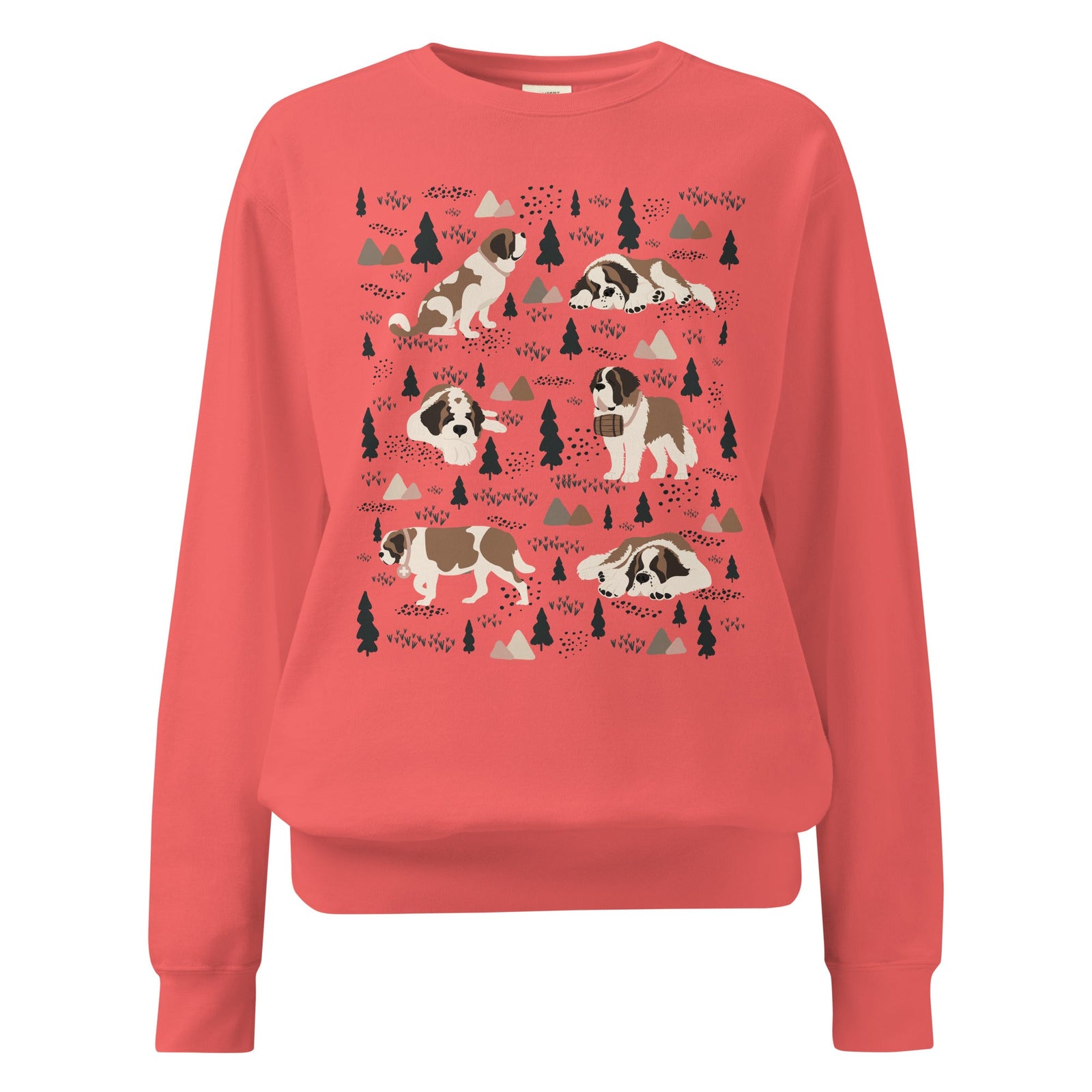Woodland Six St Bernard Comfort Colors Sweatshirt - Lucy + Norman