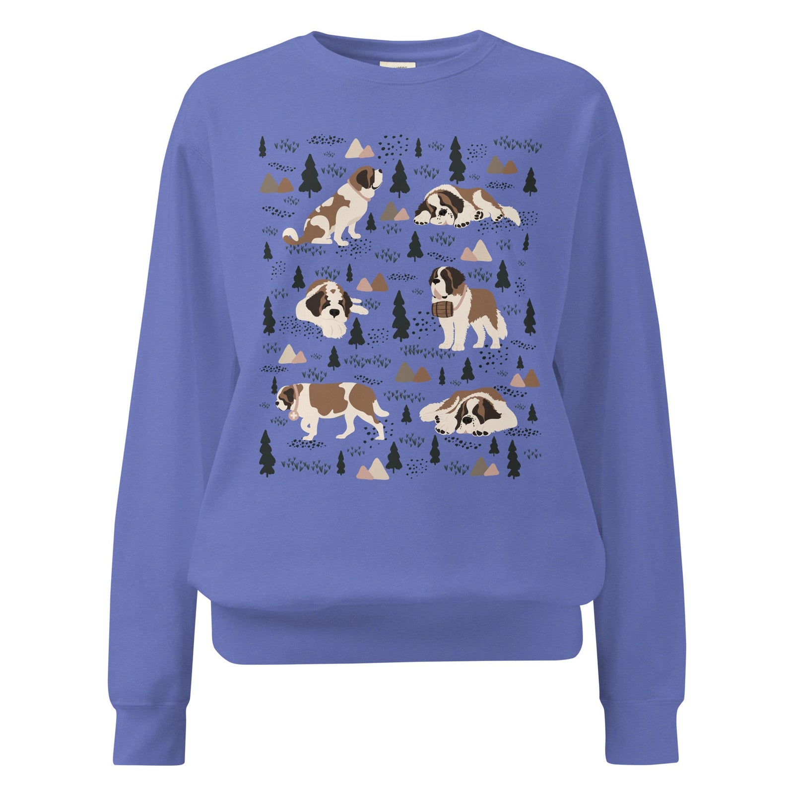 Woodland Six St Bernard Comfort Colors Sweatshirt - Lucy + Norman
