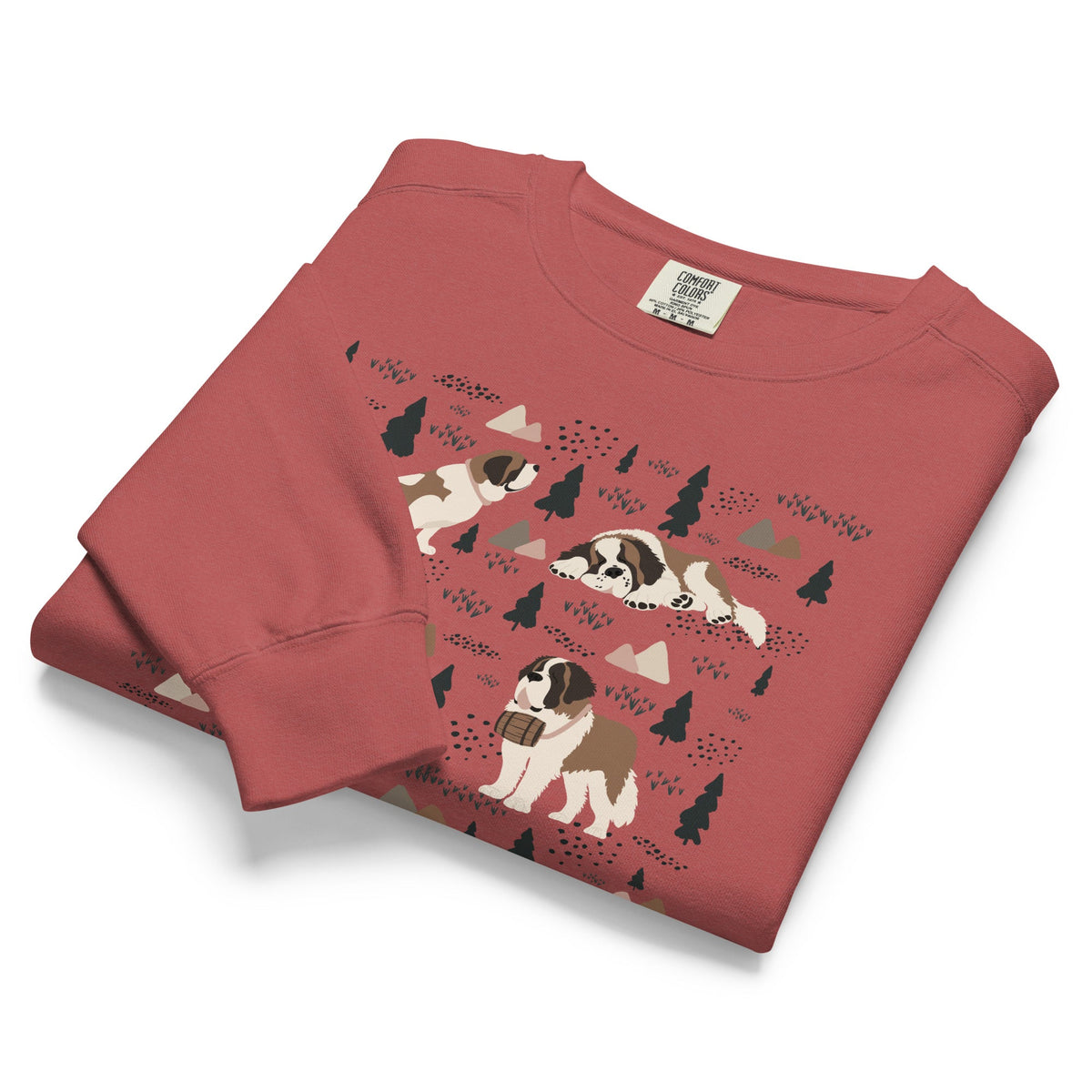 Woodland Six St Bernard Comfort Colors Sweatshirt - Lucy + Norman