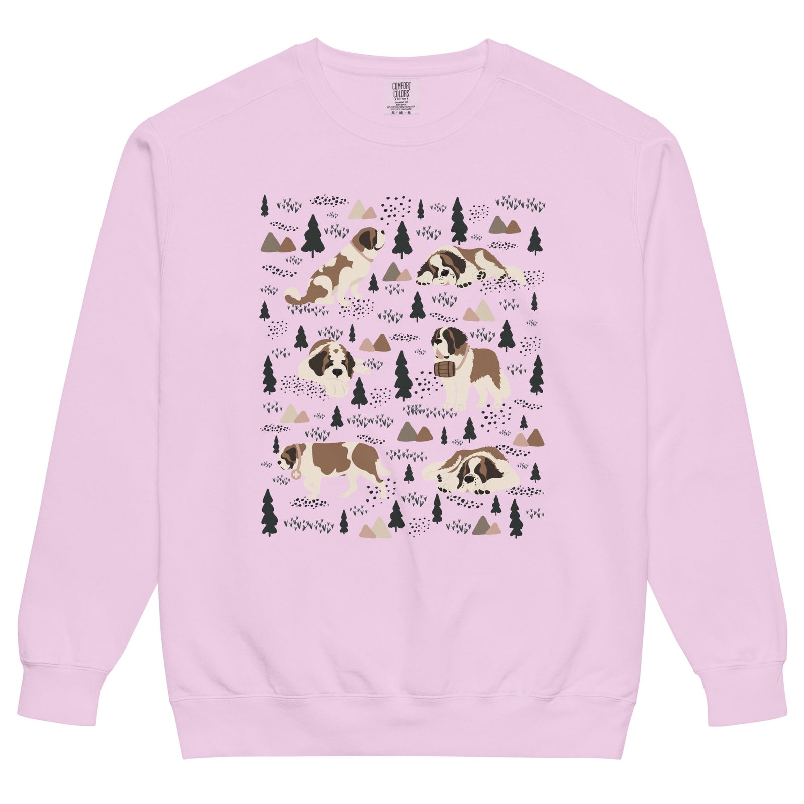 Woodland Six St Bernard Comfort Colors Sweatshirt - Lucy + Norman