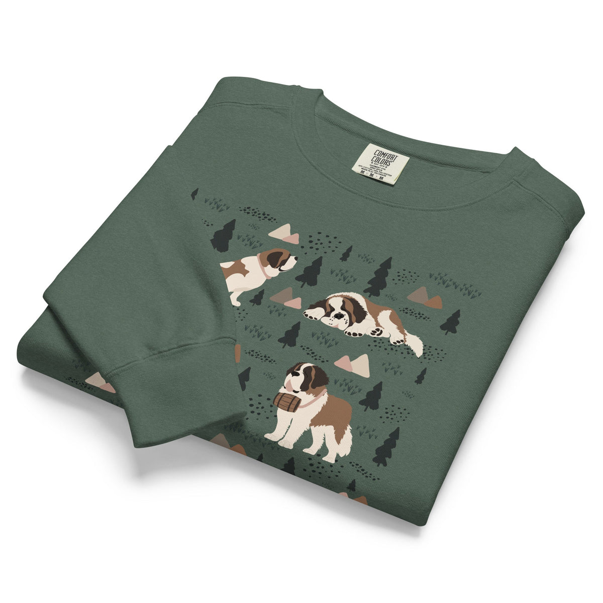 Woodland Six St Bernard Comfort Colors Sweatshirt - Lucy + Norman