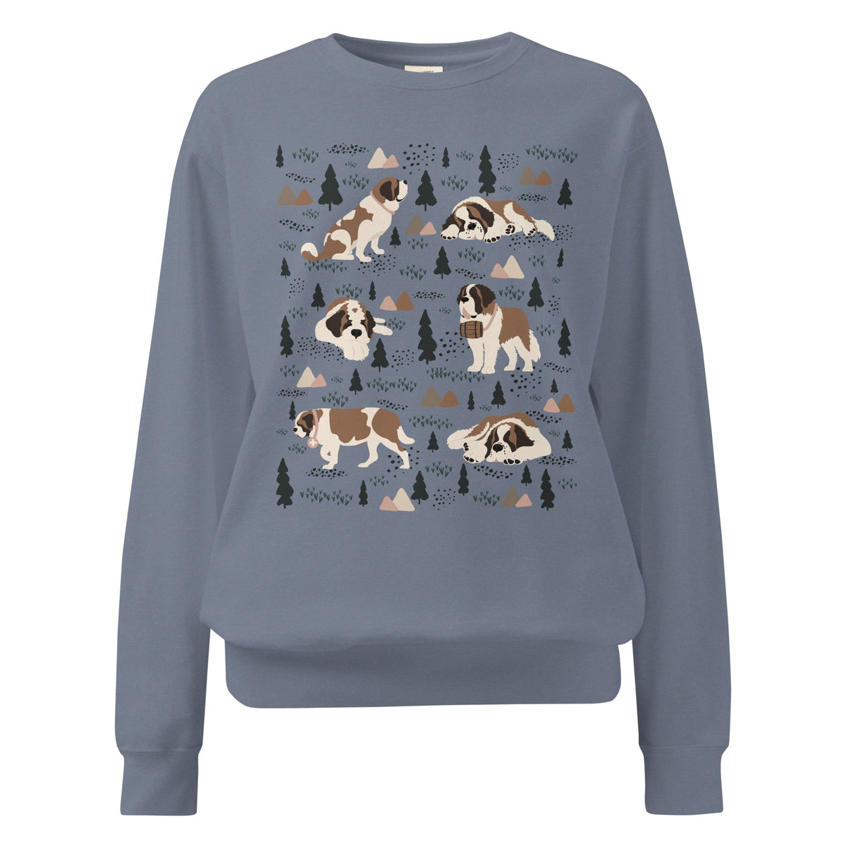 Woodland Six St Bernard Comfort Colors Sweatshirt - Lucy + Norman