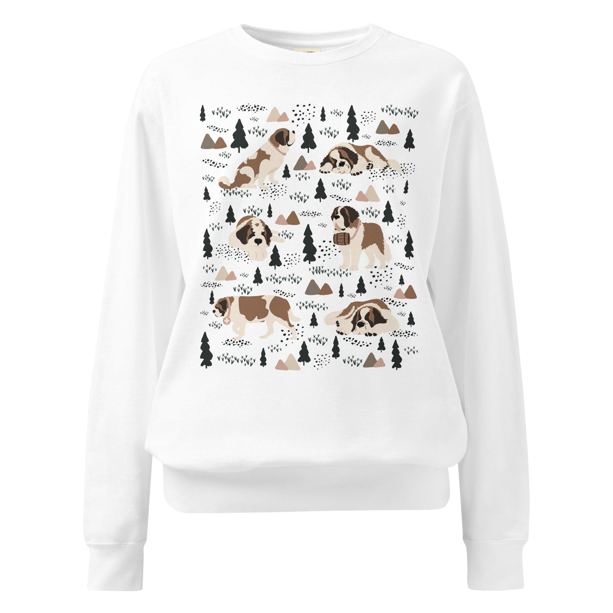 Woodland Six St Bernard Comfort Colors Sweatshirt - Lucy + Norman