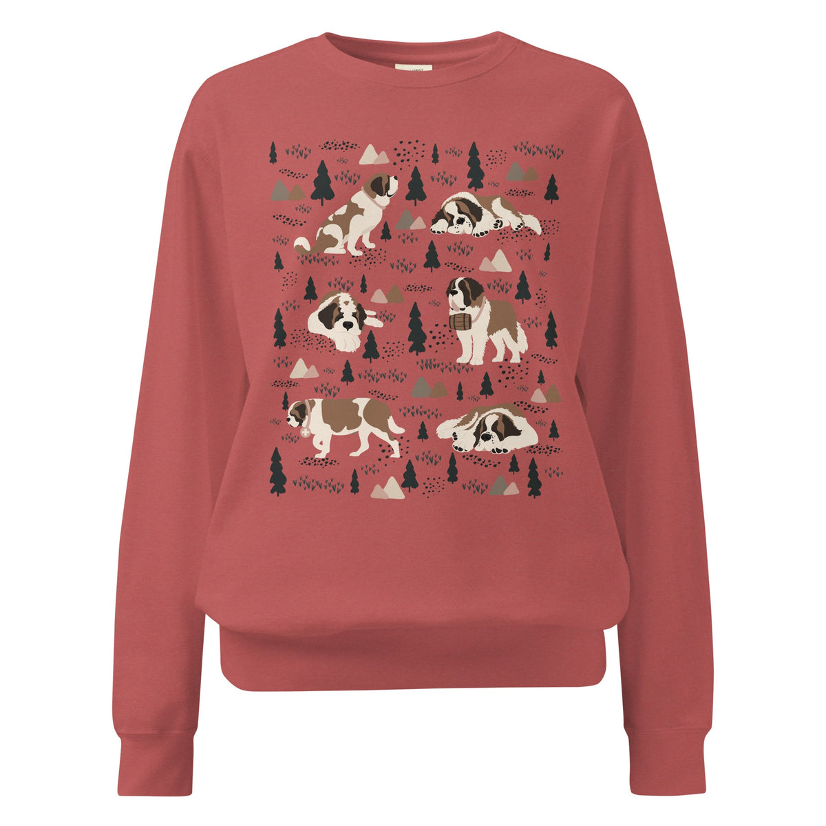 Woodland Six St Bernard Comfort Colors Sweatshirt - Lucy + Norman