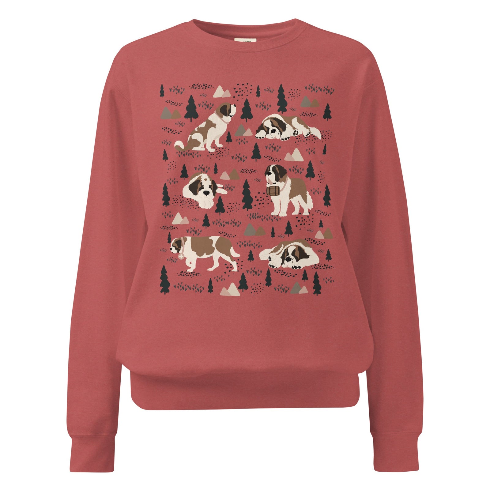 Woodland Six St Bernard Comfort Colors Sweatshirt - Lucy + Norman