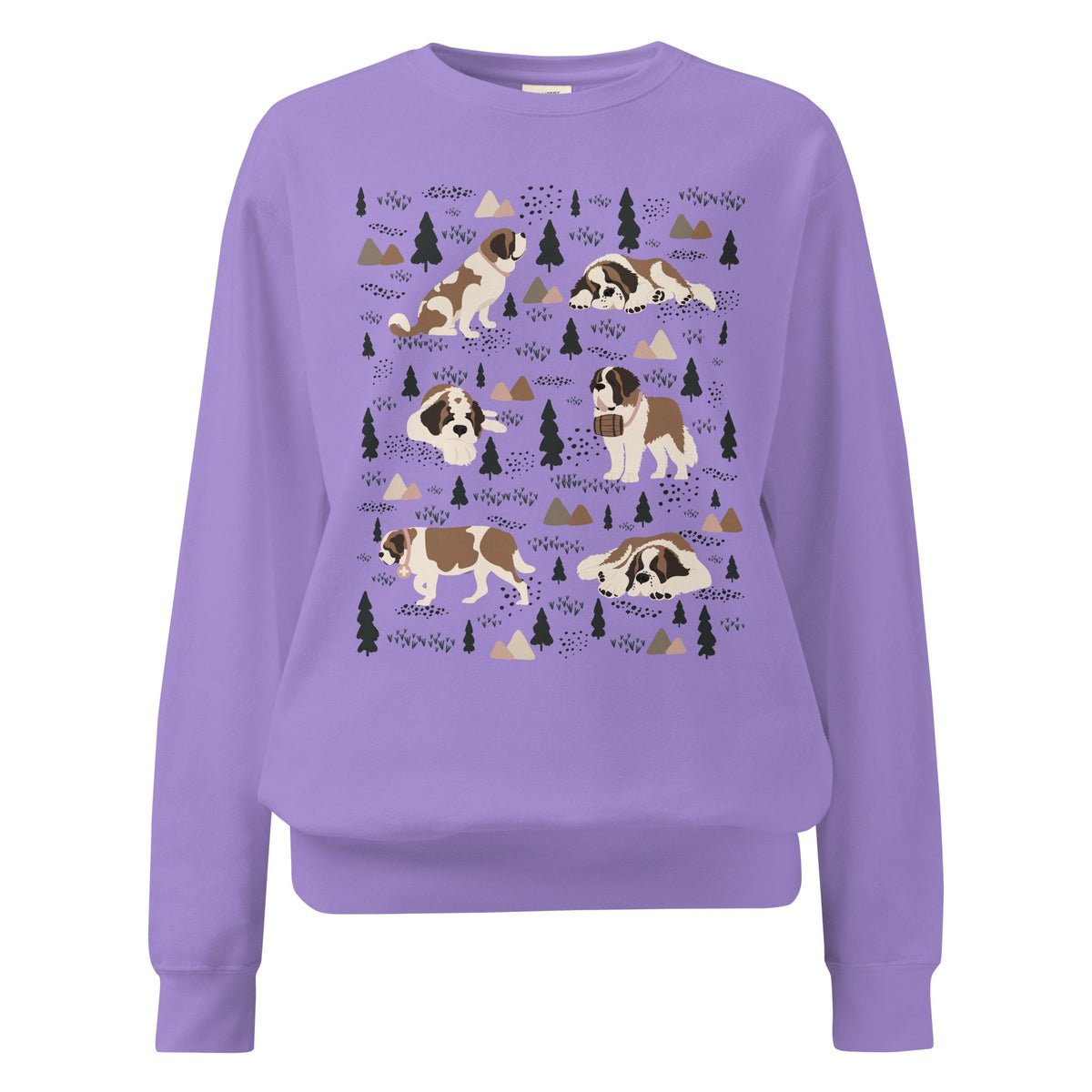 Woodland Six St Bernard Comfort Colors Sweatshirt - Lucy + Norman