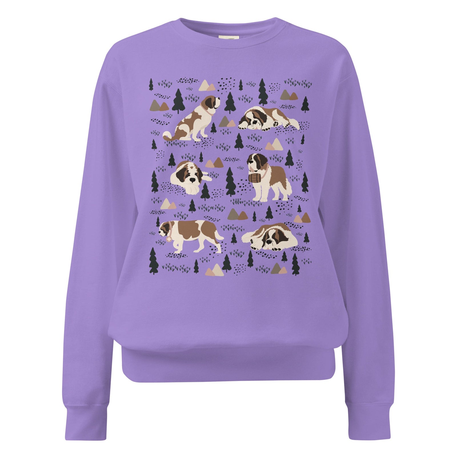 Woodland Six St Bernard Comfort Colors Sweatshirt - Lucy + Norman