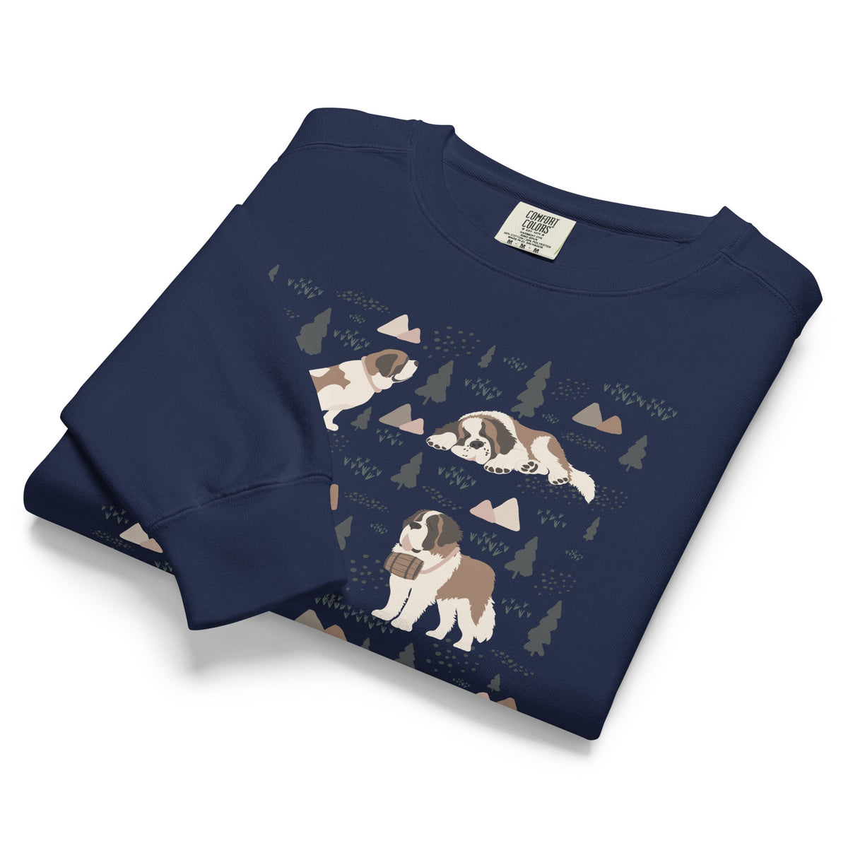Woodland Six St Bernard Comfort Colors Sweatshirt - Lucy + Norman