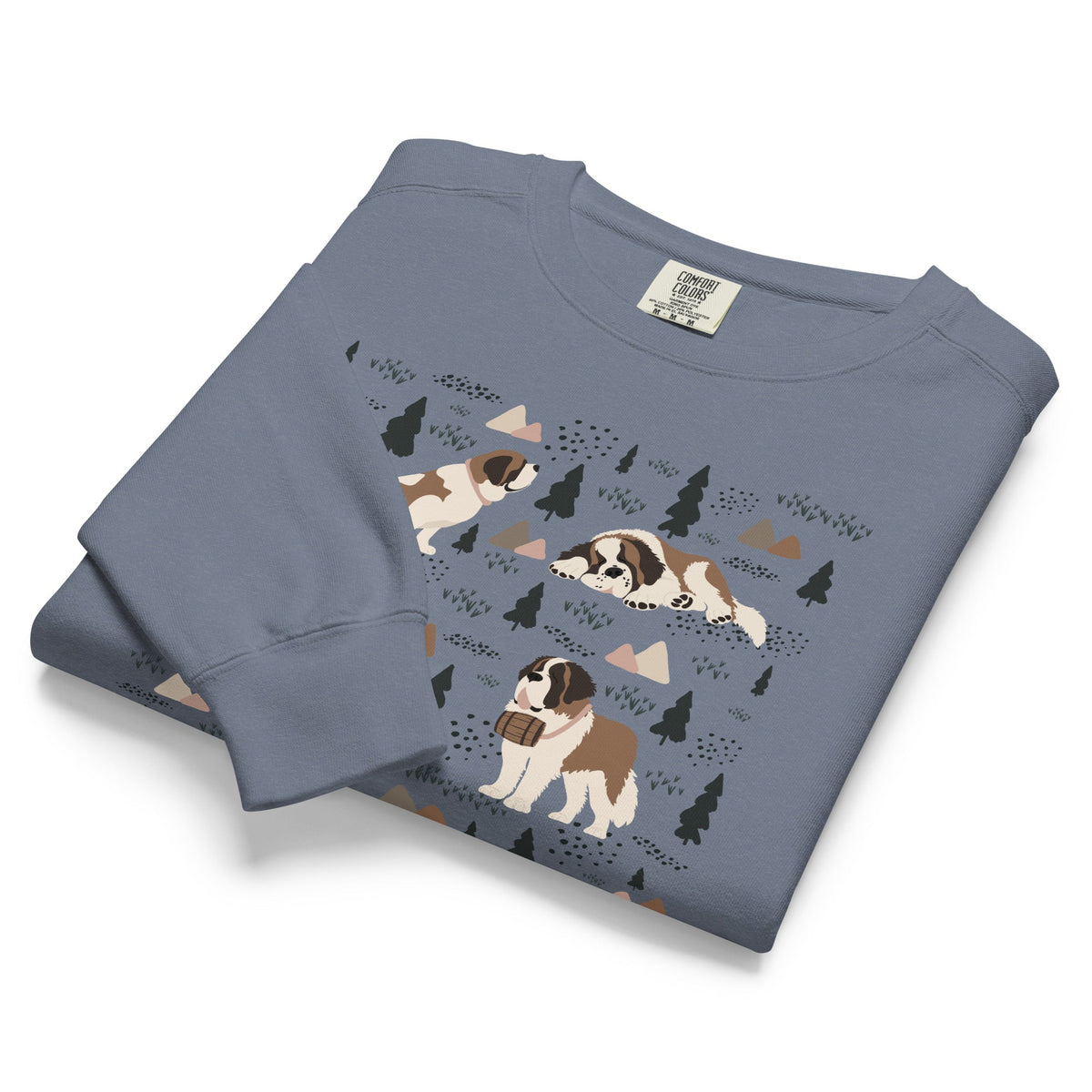 Woodland Six St Bernard Comfort Colors Sweatshirt - Lucy + Norman