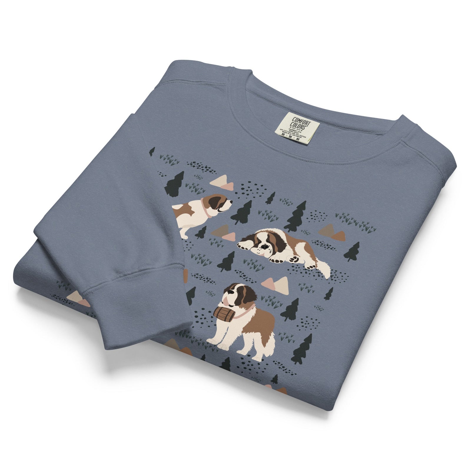 Woodland Six St Bernard Comfort Colors Sweatshirt - Lucy + Norman