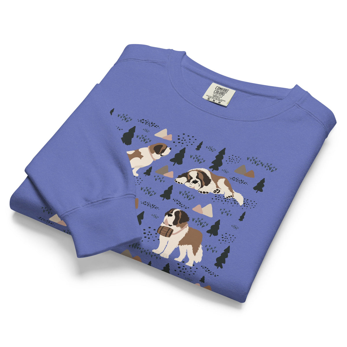Woodland Six St Bernard Comfort Colors Sweatshirt - Lucy + Norman