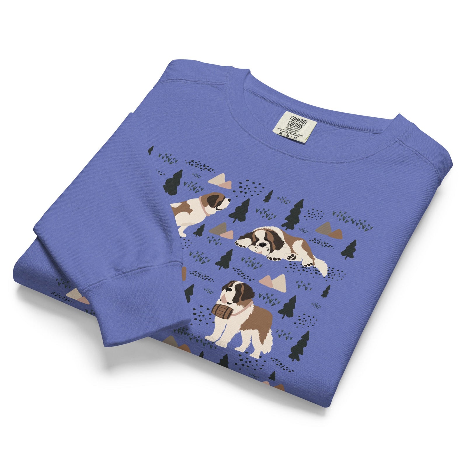 Woodland Six St Bernard Comfort Colors Sweatshirt - Lucy + Norman