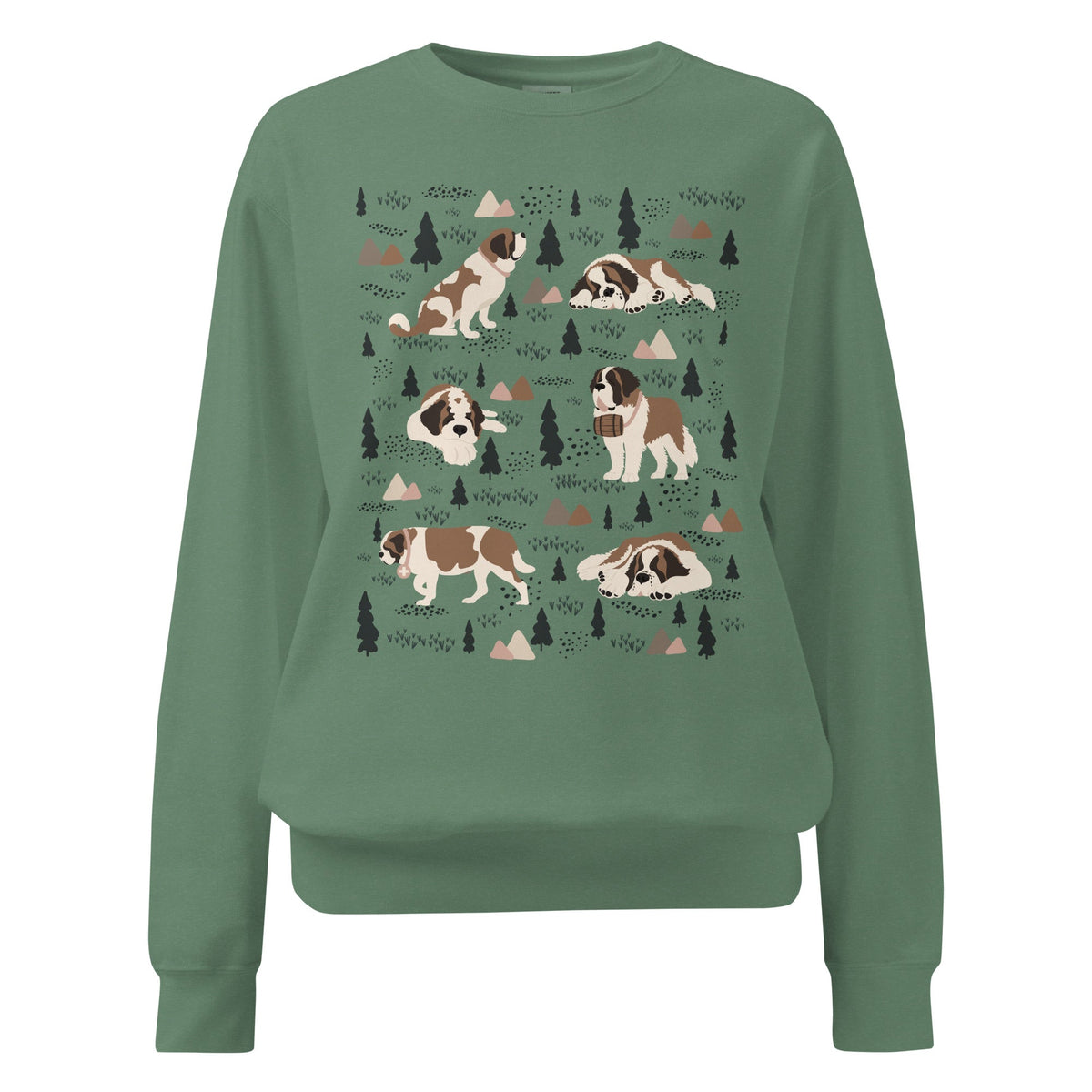 Woodland Six St Bernard Comfort Colors Sweatshirt - Lucy + Norman