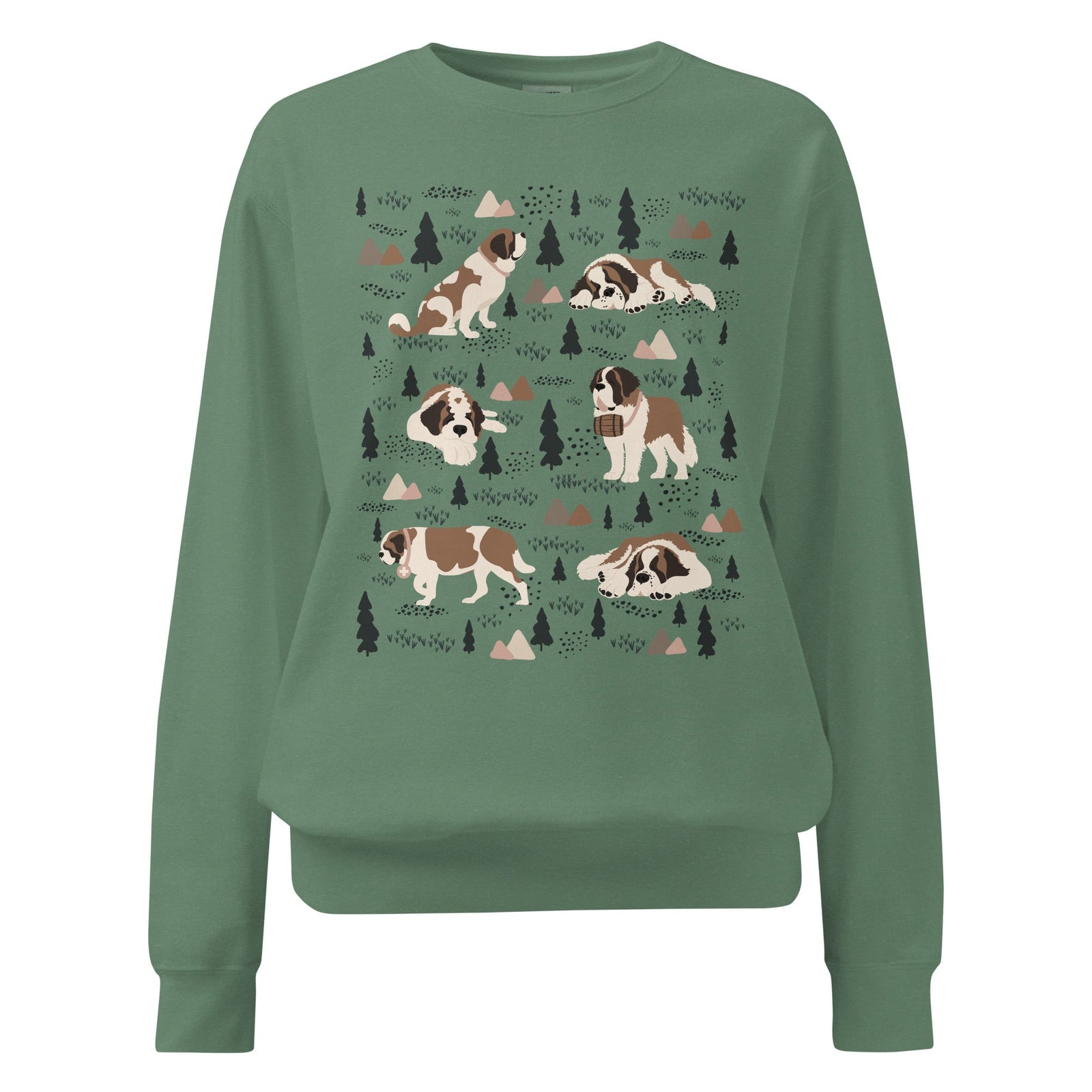 Woodland Six St Bernard Comfort Colors Sweatshirt - Lucy + Norman