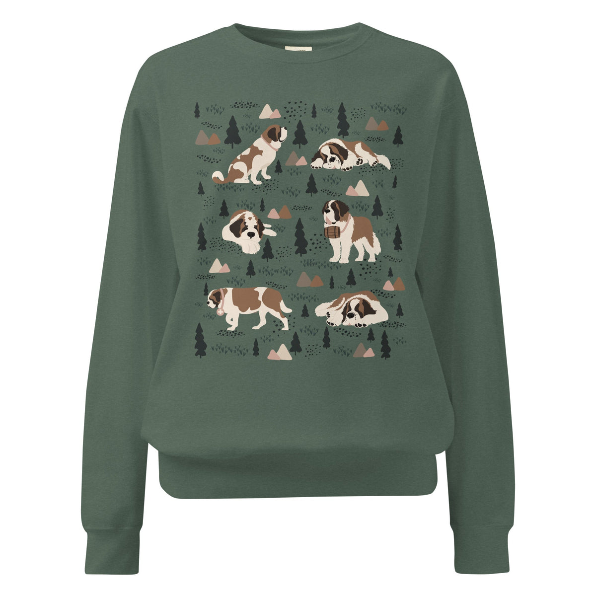 Woodland Six St Bernard Comfort Colors Sweatshirt - Lucy + Norman