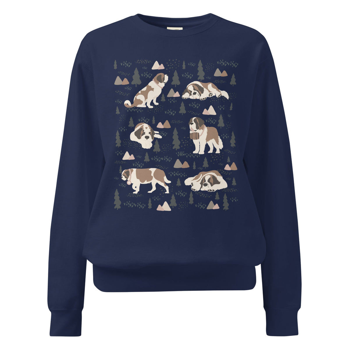 Woodland Six St Bernard Comfort Colors Sweatshirt - Lucy + Norman