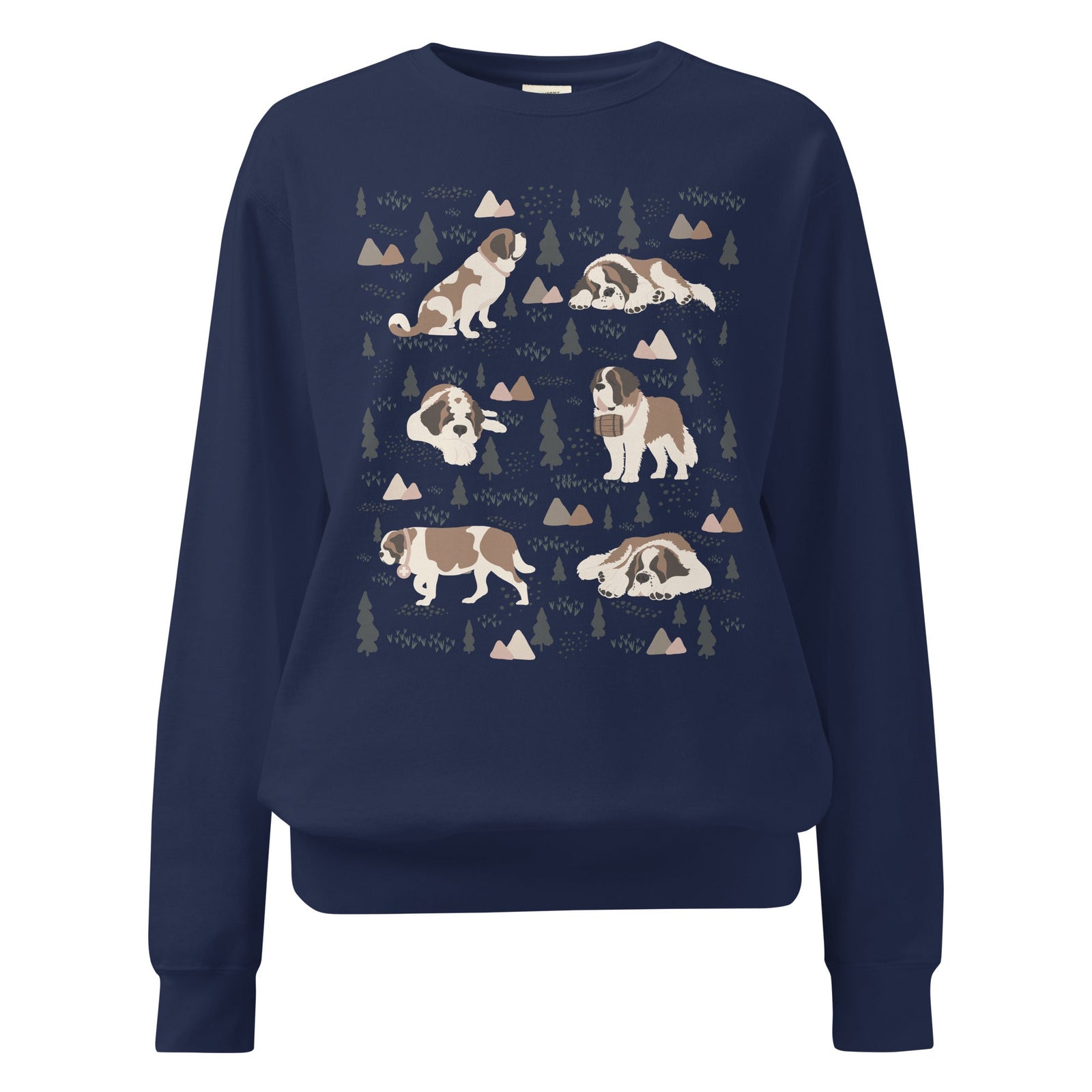 Woodland Six St Bernard Comfort Colors Sweatshirt - Lucy + Norman