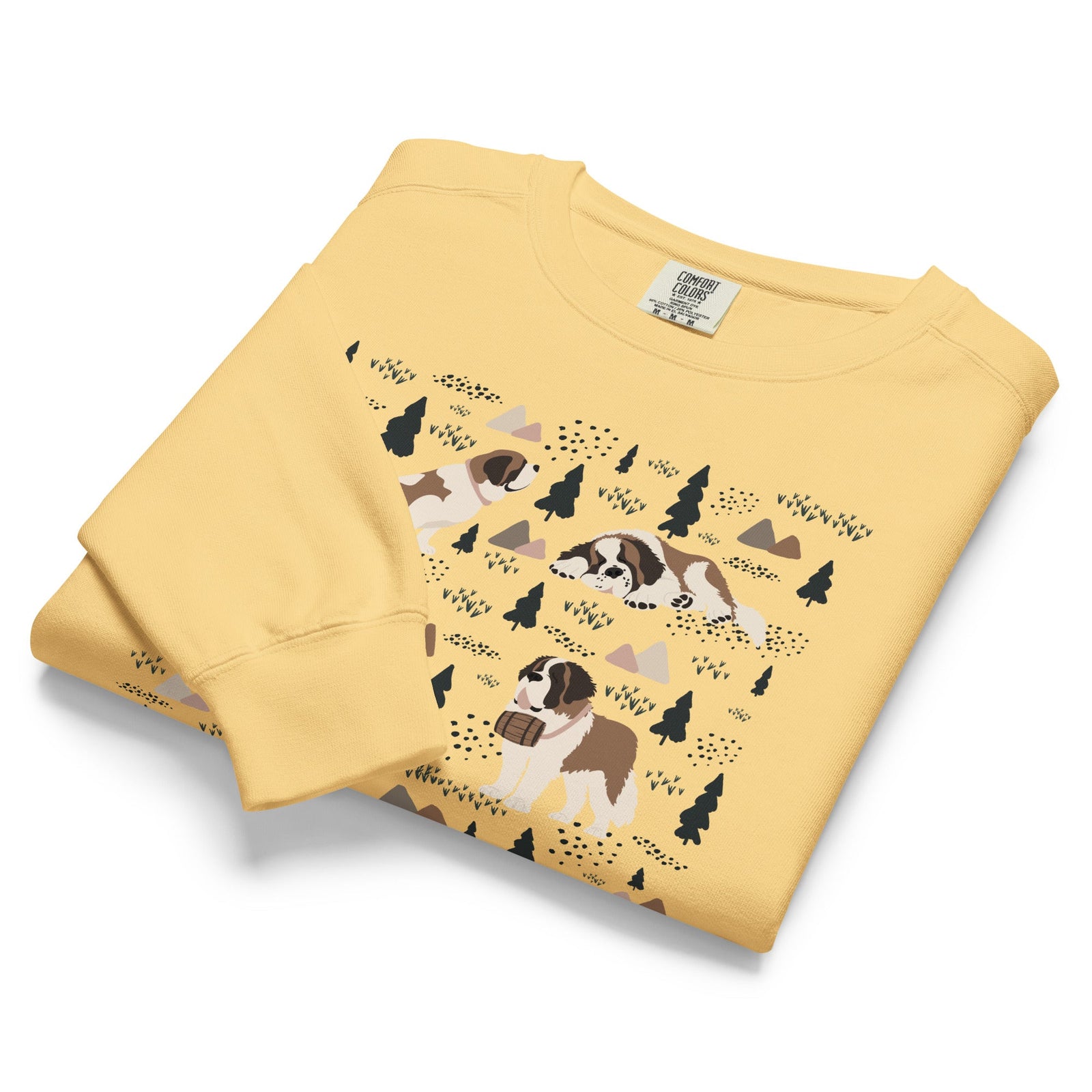 Woodland Six St Bernard Comfort Colors Sweatshirt - Lucy + Norman