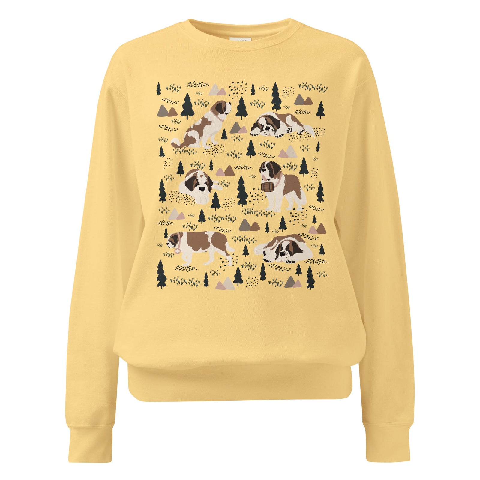 Woodland Six St Bernard Comfort Colors Sweatshirt - Lucy + Norman