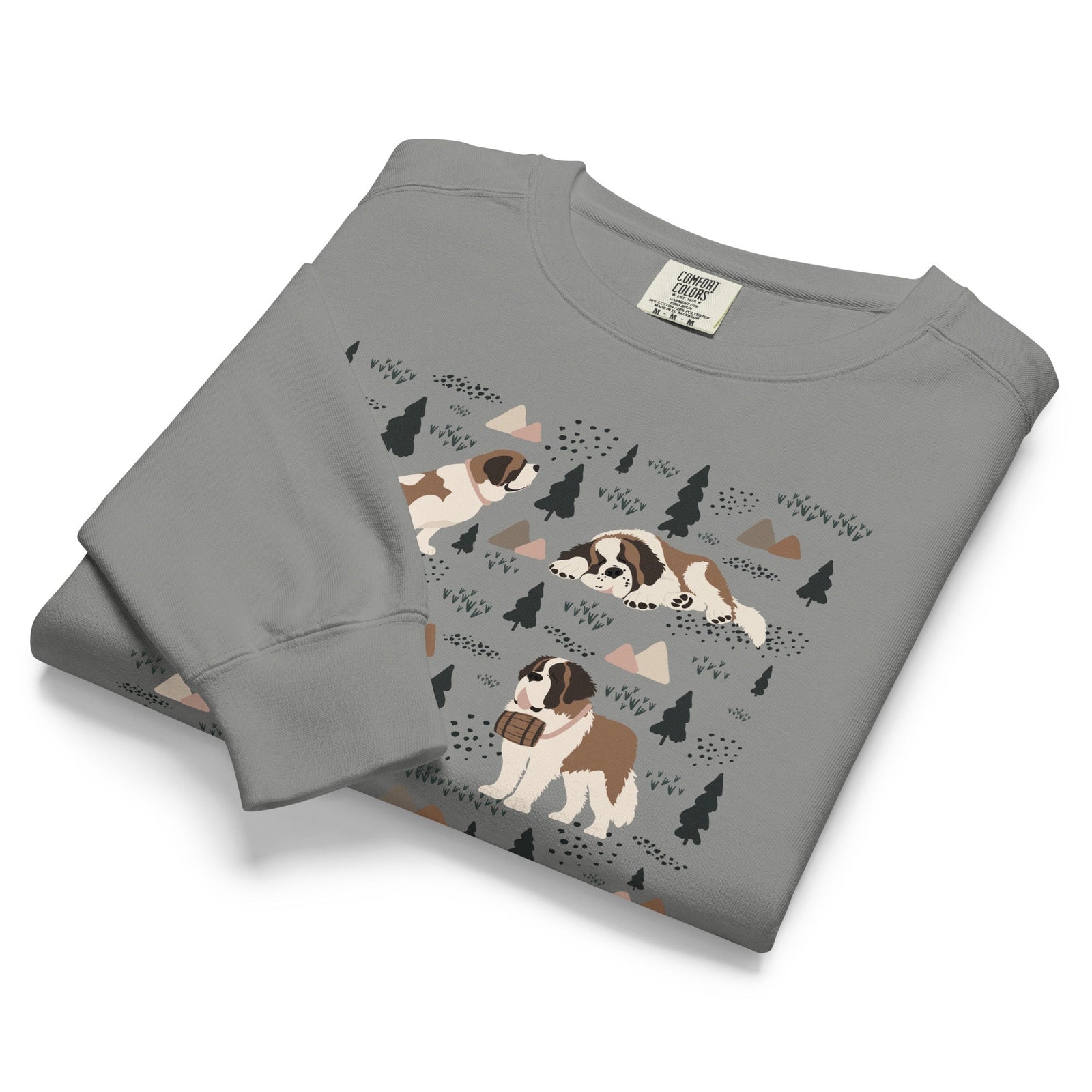 Woodland Six St Bernard Comfort Colors Sweatshirt - Lucy + Norman