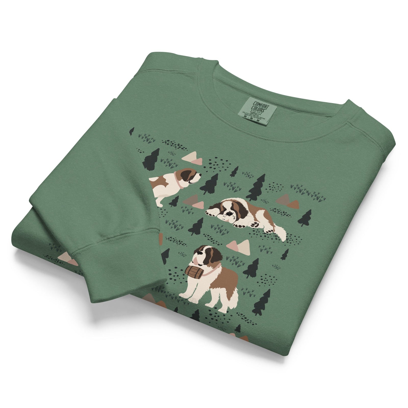 Woodland Six St Bernard Comfort Colors Sweatshirt - Lucy + Norman