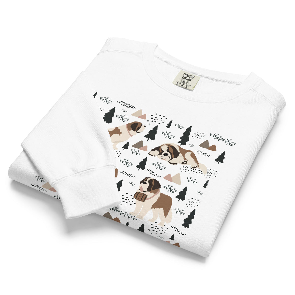 Woodland Six St Bernard Comfort Colors Sweatshirt - Lucy + Norman