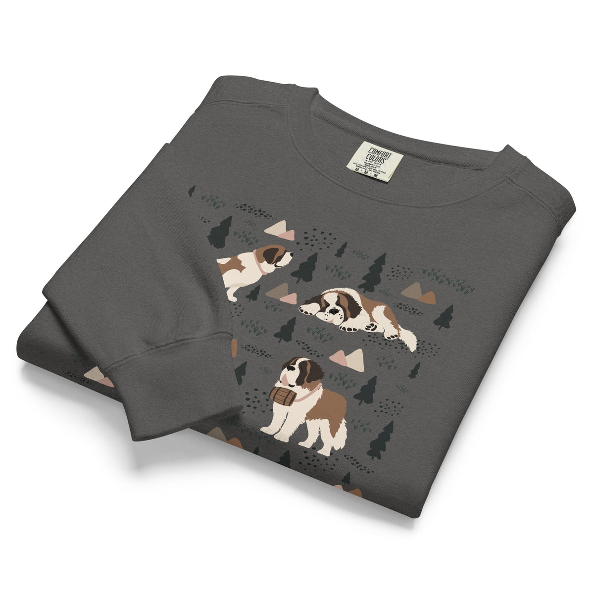 Woodland Six St Bernard Comfort Colors Sweatshirt - Lucy + Norman