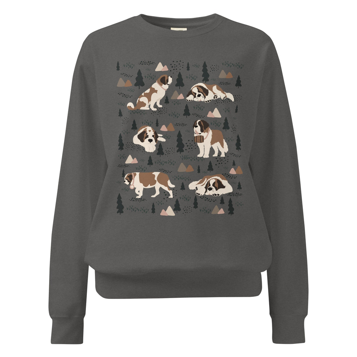 Woodland Six St Bernard Comfort Colors Sweatshirt - Lucy + Norman