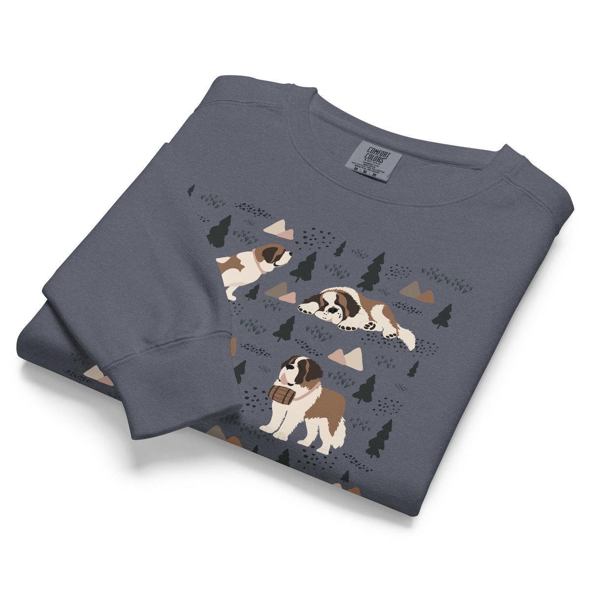 Woodland Six St Bernard Comfort Colors Sweatshirt - Lucy + Norman