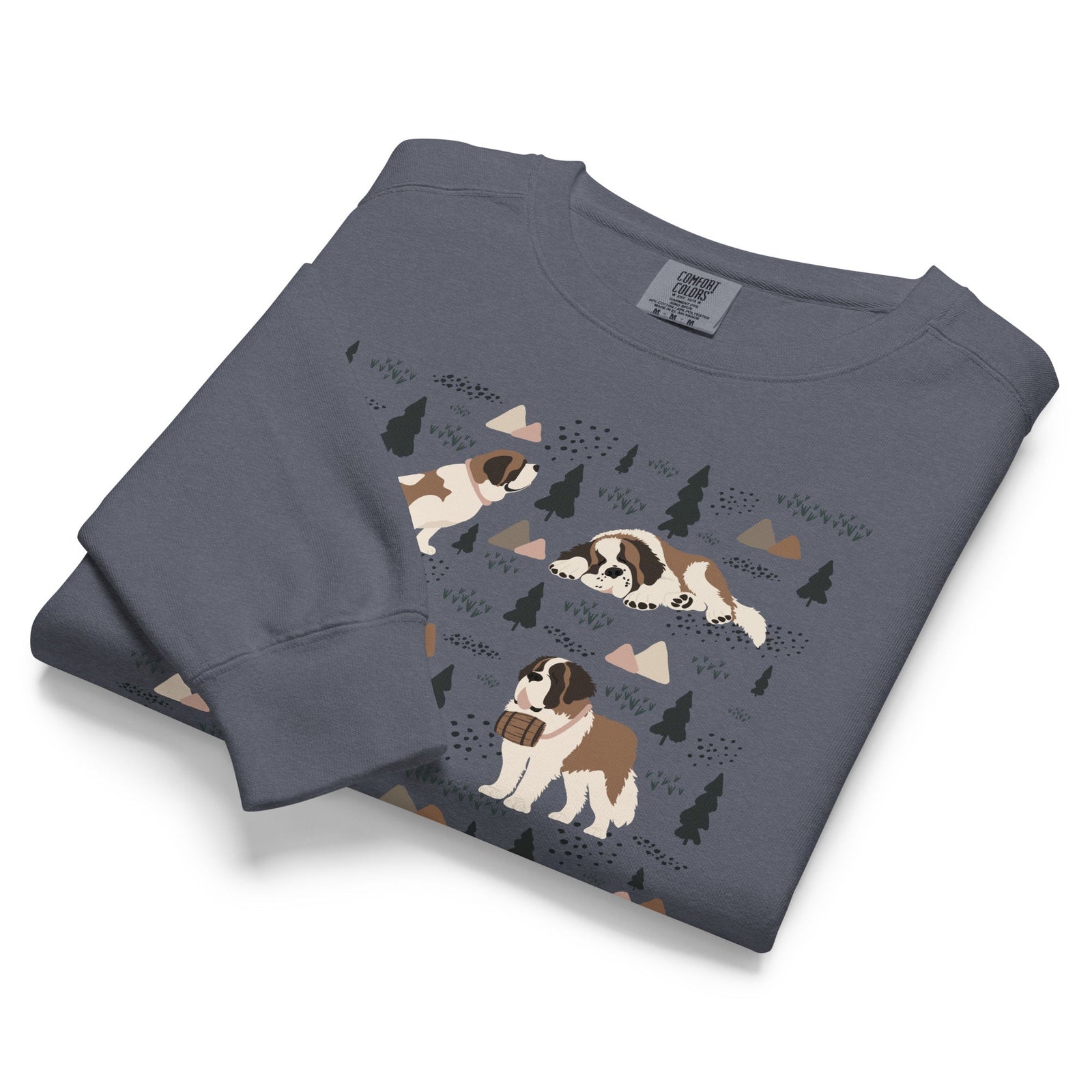 Woodland Six St Bernard Comfort Colors Sweatshirt - Lucy + Norman