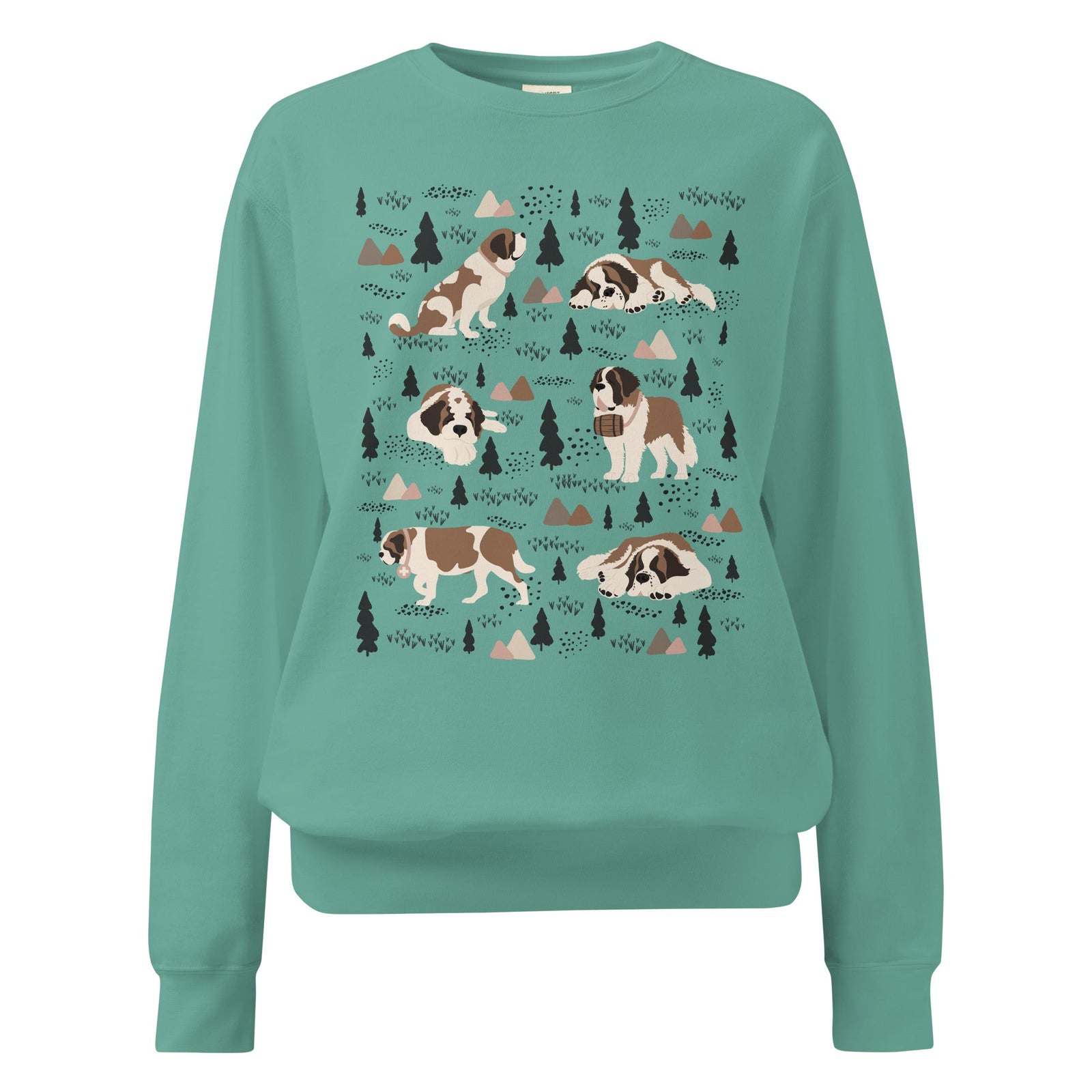 Woodland Six St Bernard Comfort Colors Sweatshirt - Lucy + Norman