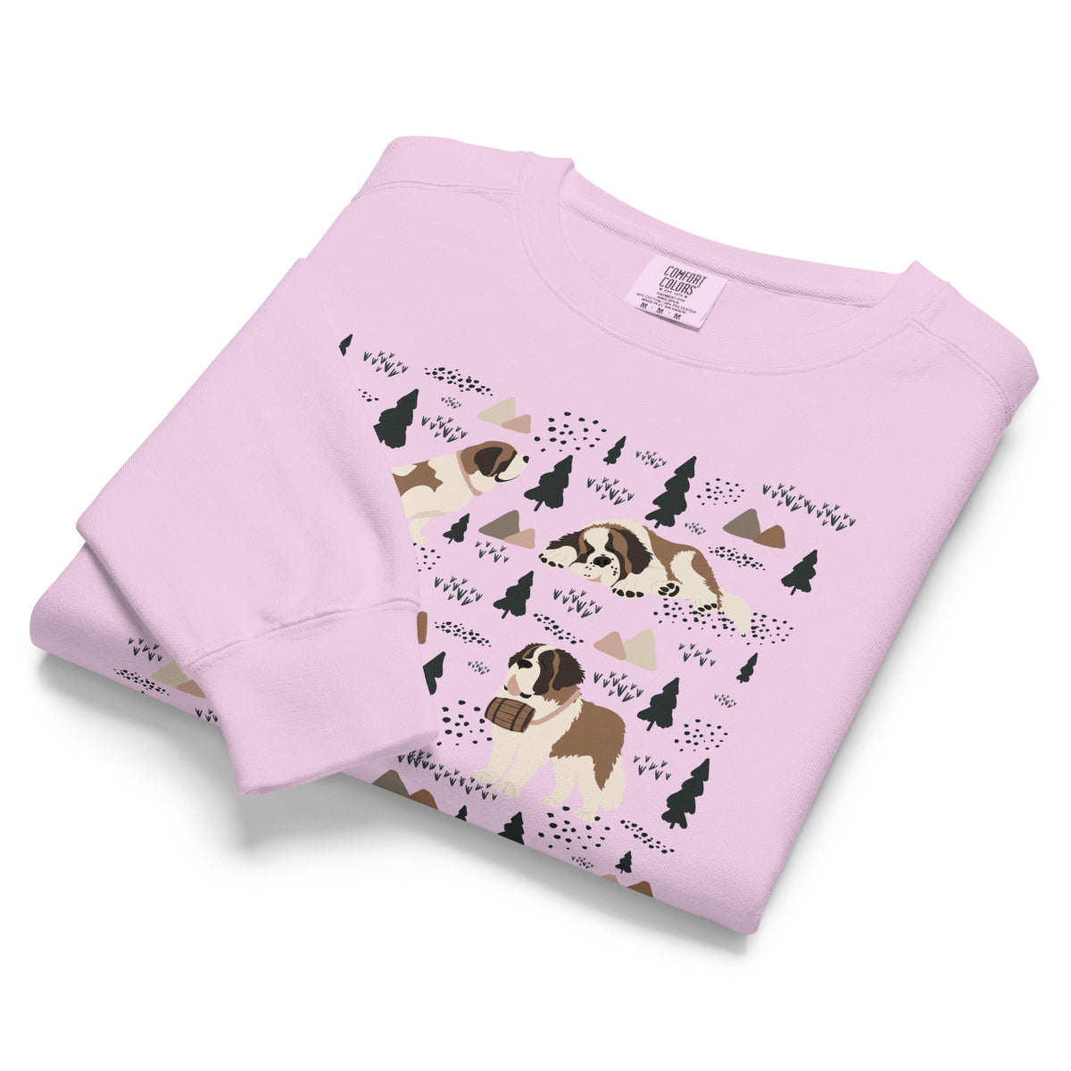 Woodland Six St Bernard Comfort Colors Sweatshirt - Lucy + Norman