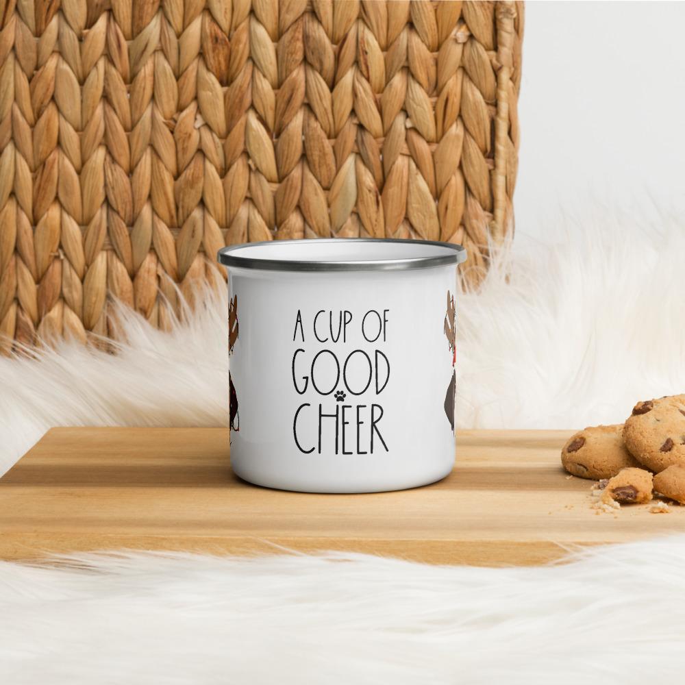 A Cup of Good Cheer Camp Mug - Lucy + Norman