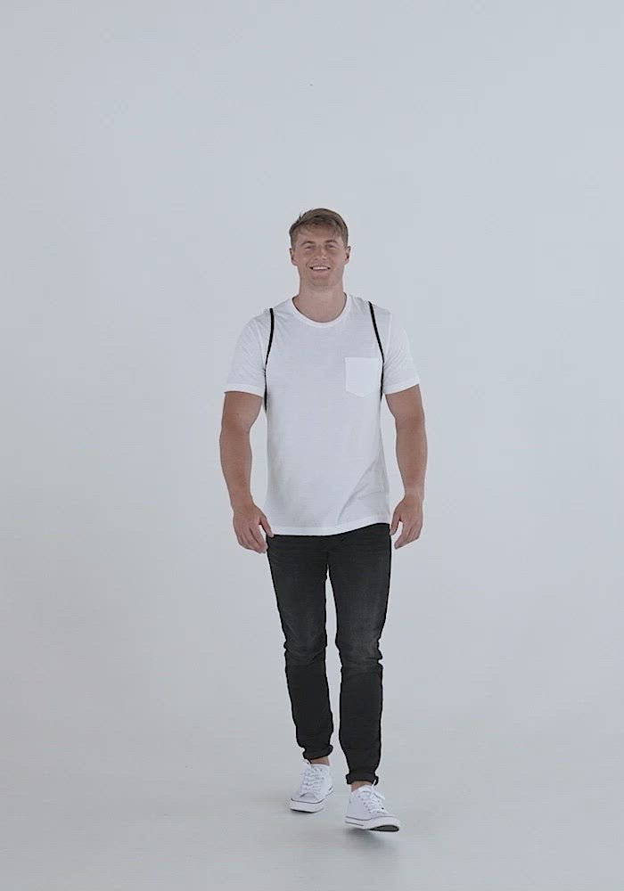 Christmas Reindeer Saints Drawstring Bag