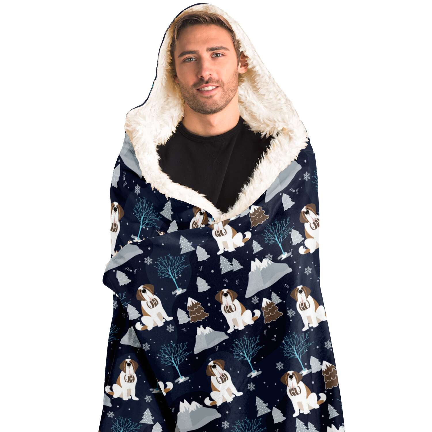 Alpine Chill Hooded Blanket - Lucy + Norman