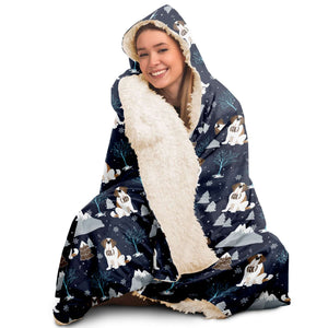 Alpine Chill Hooded Blanket - Lucy + Norman